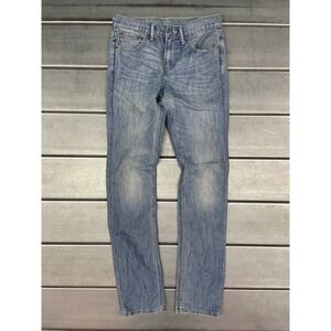 Levis 511 Straight Jeans Mens 28X32 Blue Light Wash Denim